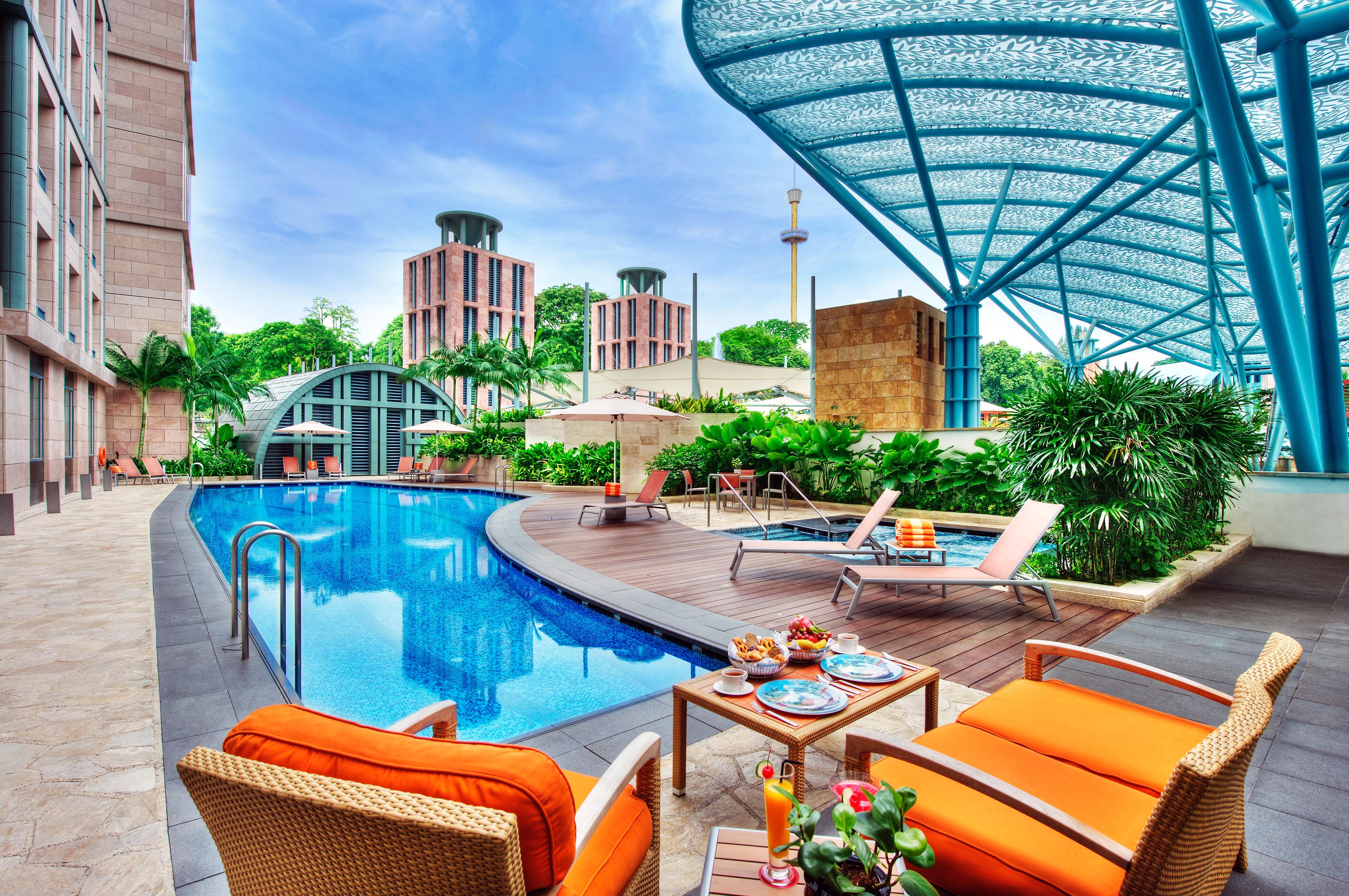 Resorts World Sentosa - Hotel Michael سنغافورة المظهر الخارجي الصورة