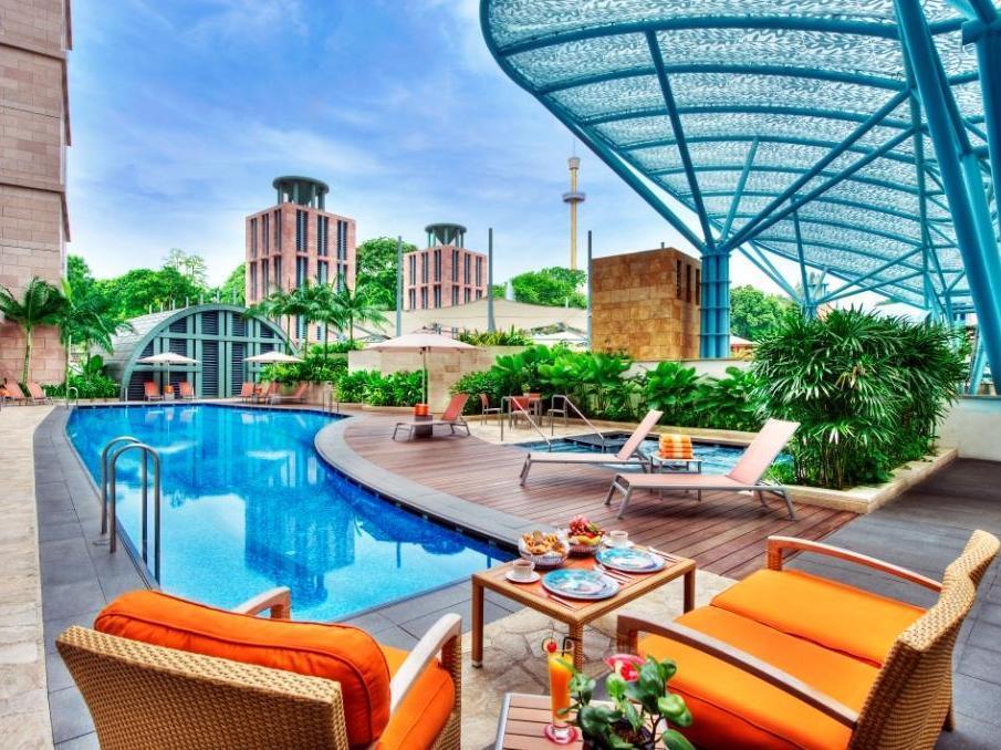 Resorts World Sentosa - Hotel Michael سنغافورة المظهر الخارجي الصورة